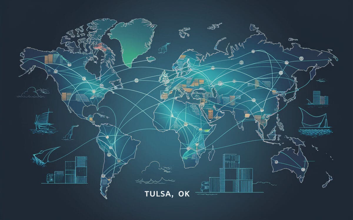 affordable global shipping to and from Tulsa, Oklahoma